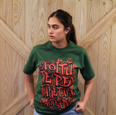 Graffiti Taketake Hāte Forest Green